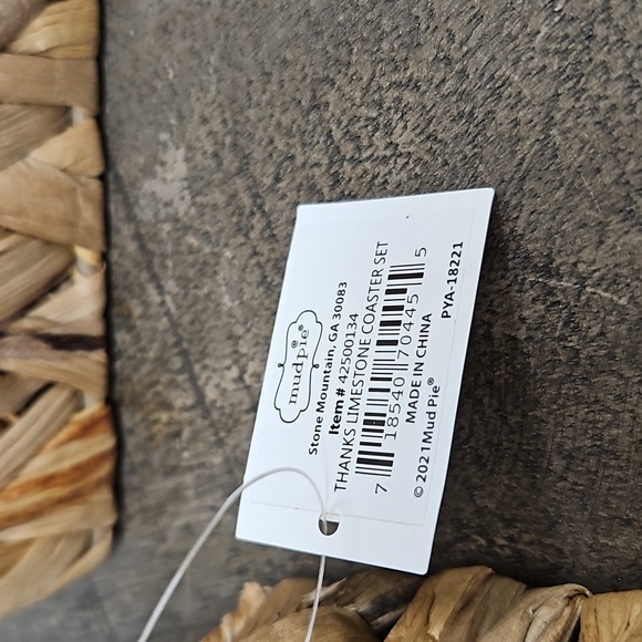 Ceramic coaster 4 piece set - Picture 5 of 5